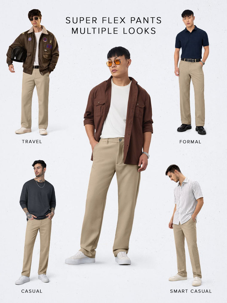Super Pants: Sandstorm (Classic Fit) Men Super Flex Pants
