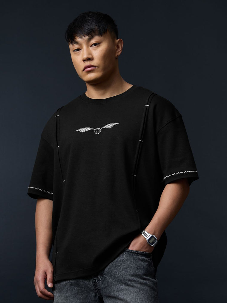 Harry Potter: Silver Snitch Oversized T-Shirts