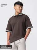 Oversized Polo: Brownstone Oversized Polos