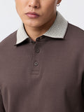 Oversized Polo: Brownstone Oversized Polos