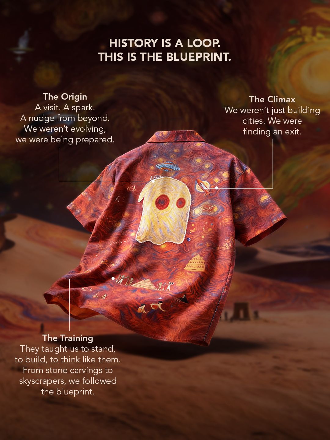 Souled Originals: Starry Night Oversized Shirts