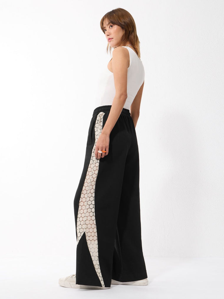 Wide Joggers: Night Life Women Wide Joggers