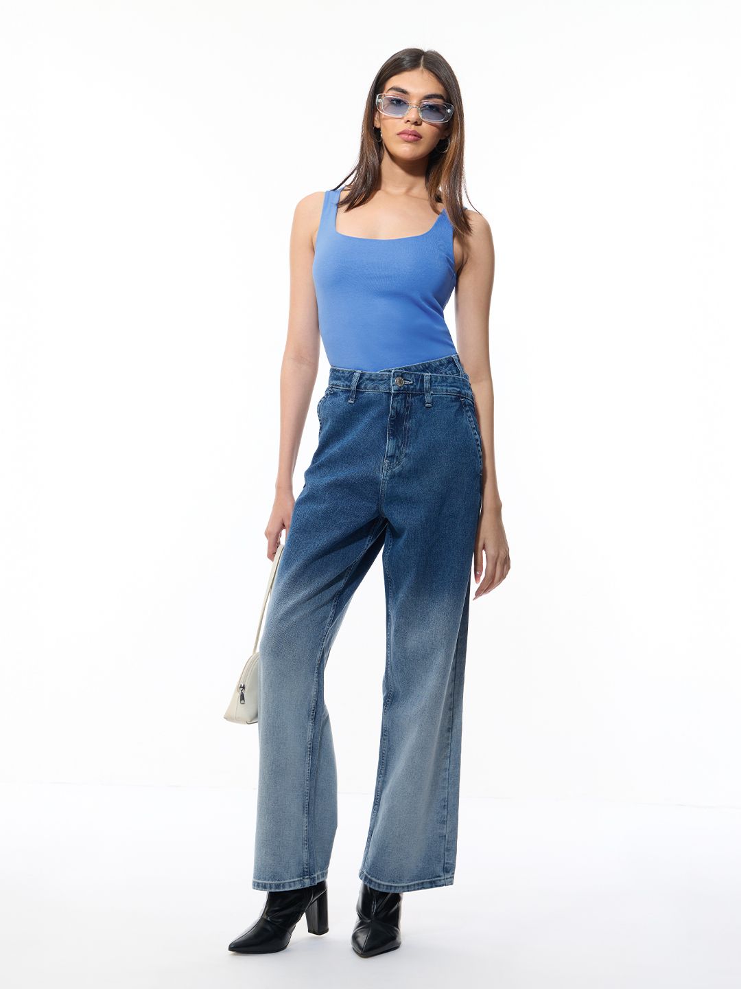 Essential Solids: Cobalt Women Knit Tops