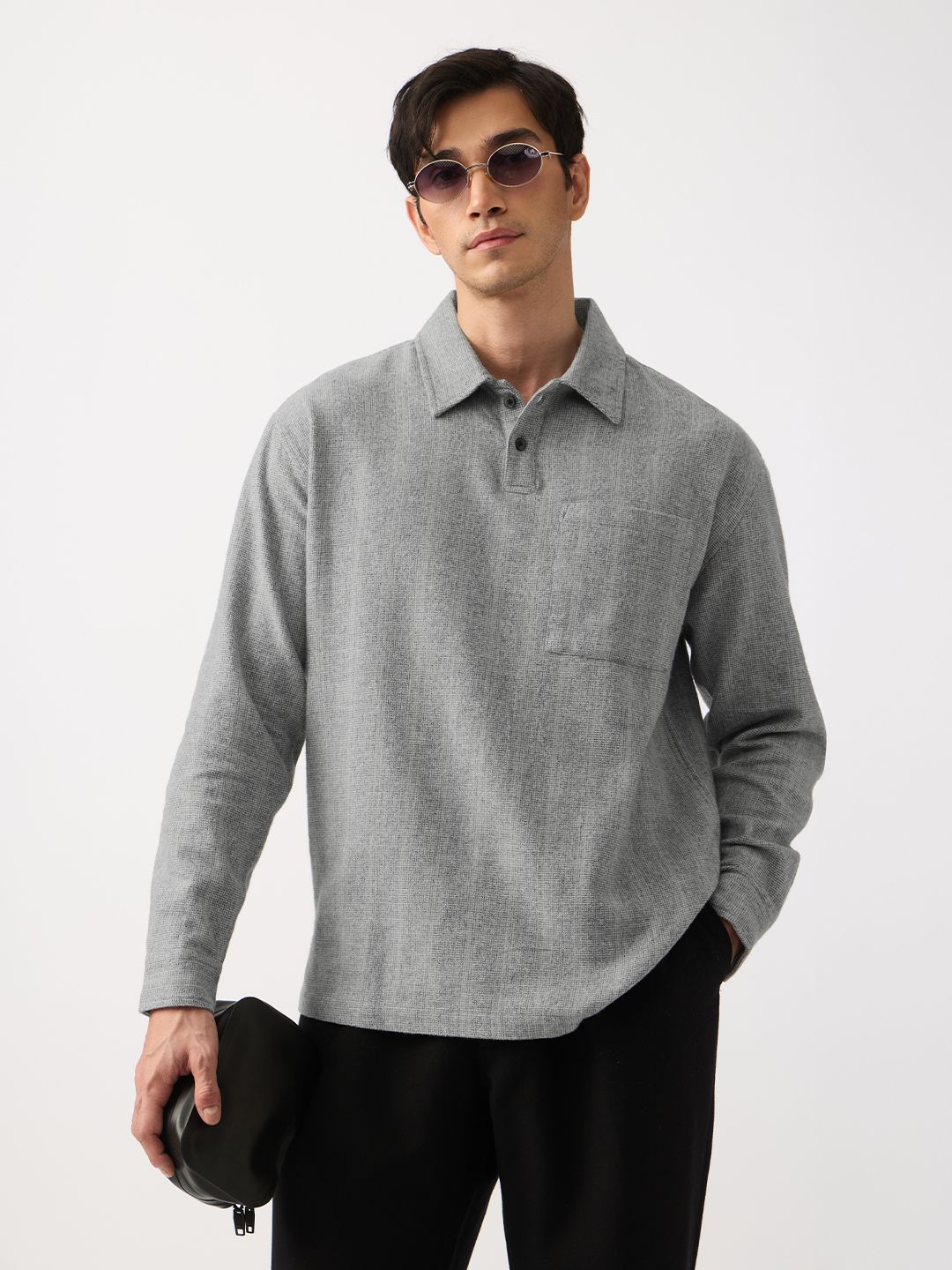 Oversized Polo: Grey Matter Oversized Polos
