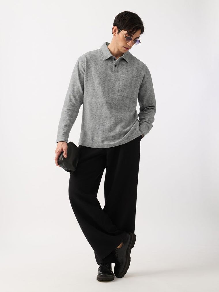 Oversized Polo: Grey Matter Oversized Polos