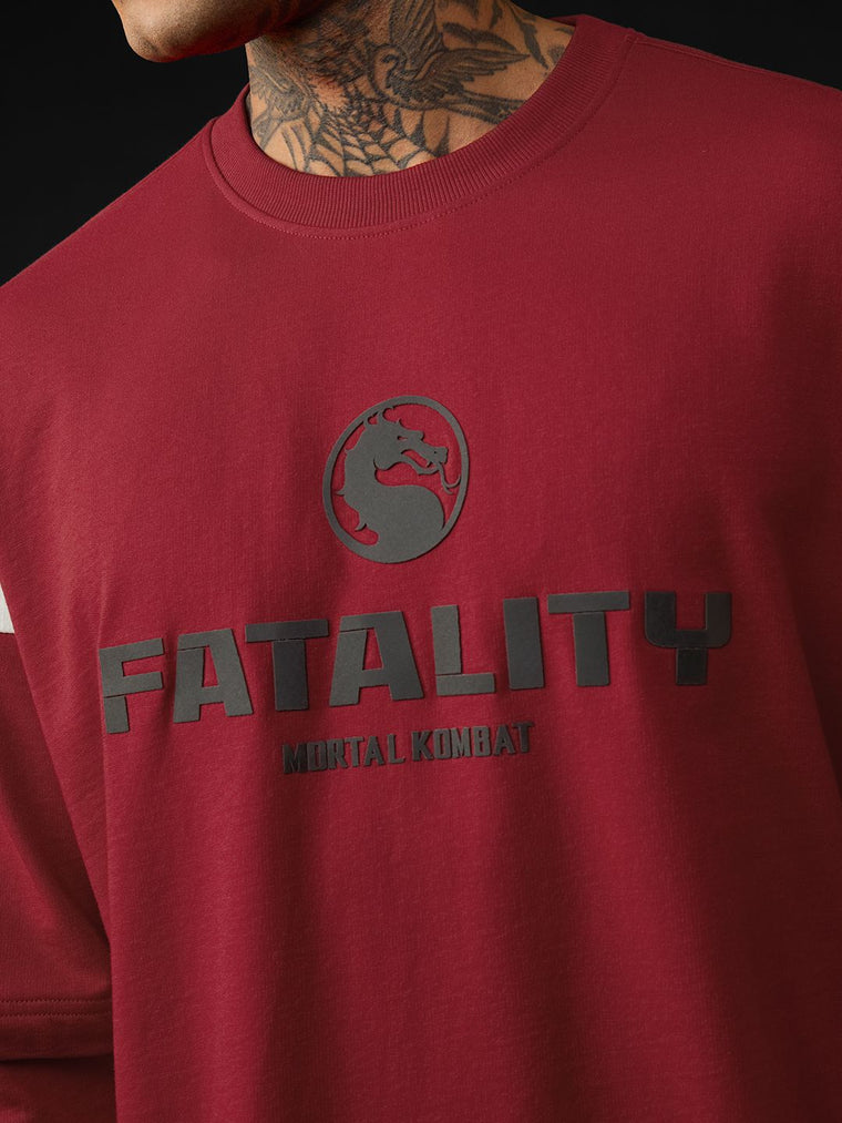 Mortal Kombat: Fatality Oversized Full Sleeve T-Shirts
