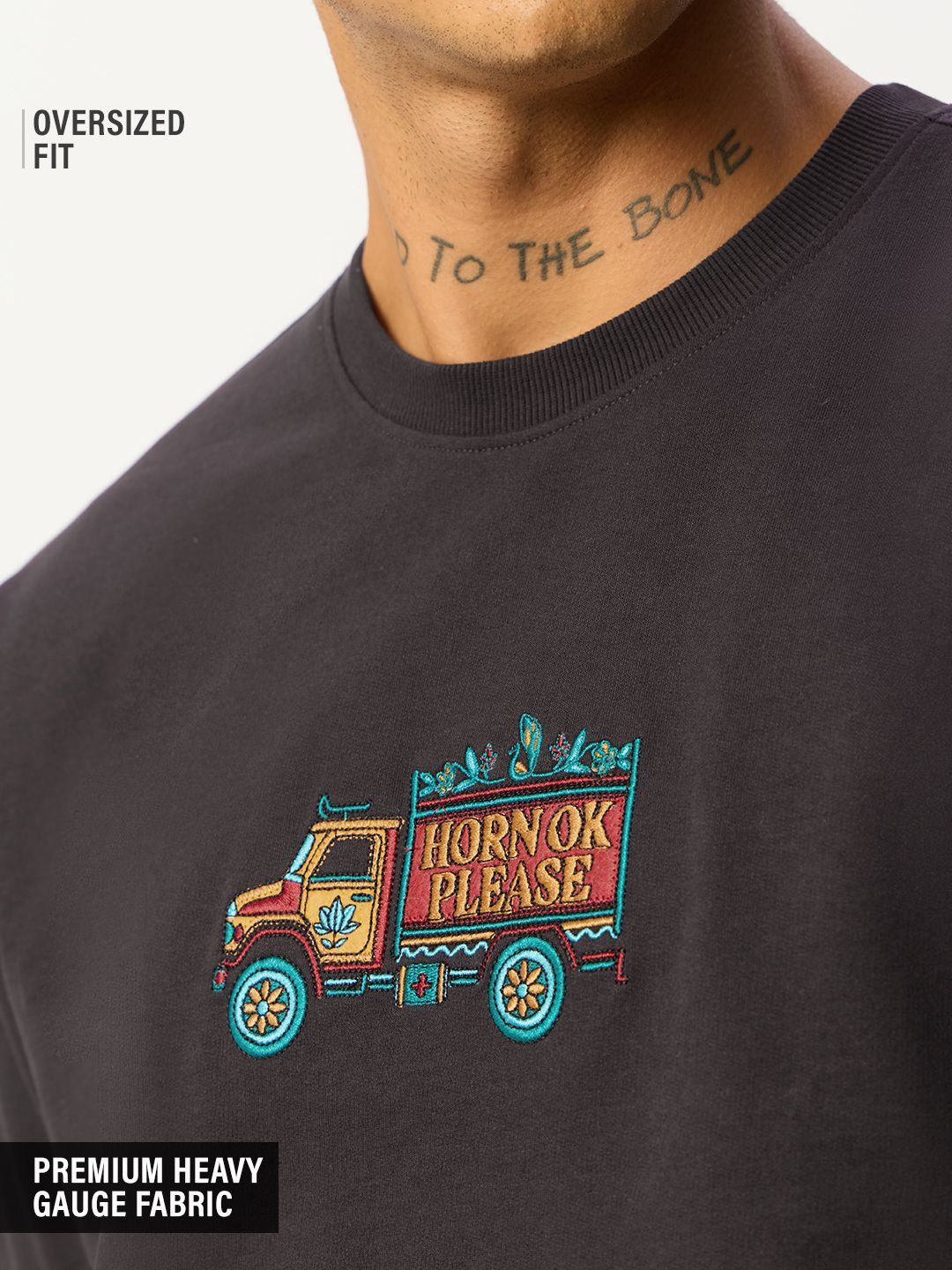Truck Art: Horn Ok Please Oversized T-Shirts