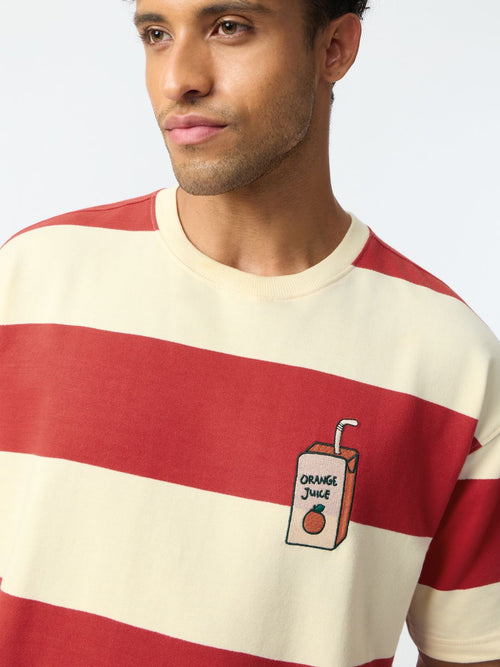 Oversized T-shirt: Orange Juice Oversized T-Shirts