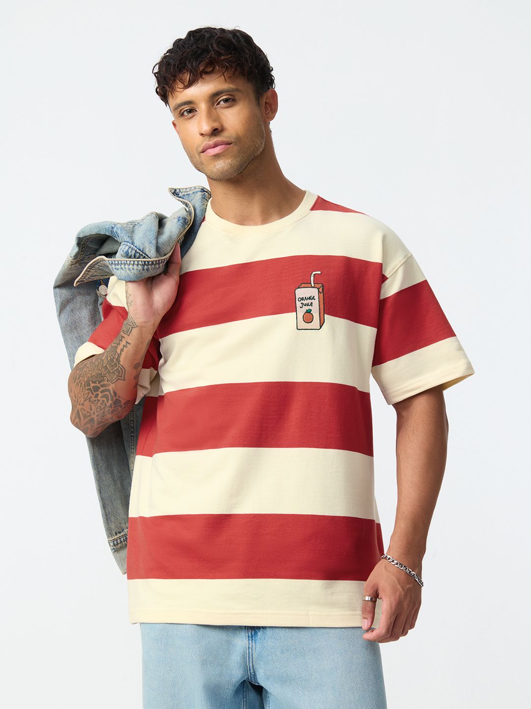 Oversized T-shirt: Orange Juice Oversized T-Shirts