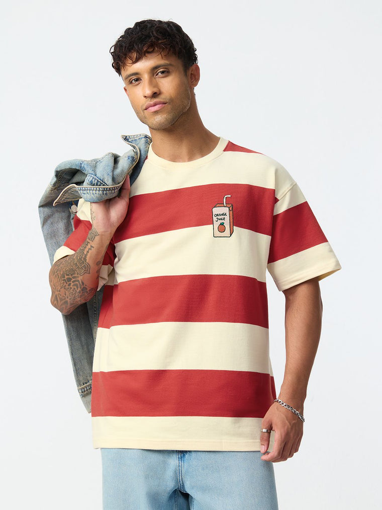 Oversized T-shirt: Orange Juice Oversized T-Shirts