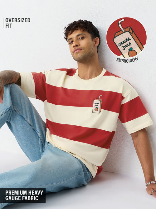 Oversized T-shirt: Orange Juice Oversized T-Shirts