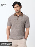 Textured Flat Knit: Neptune Classic Polos