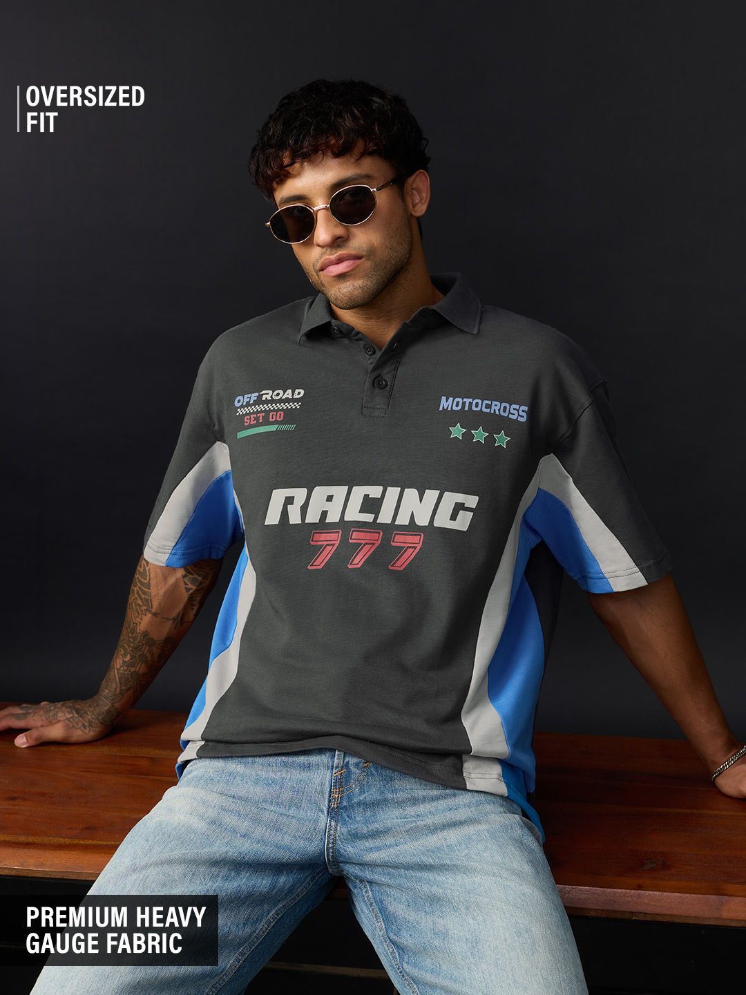 Oversized Polo: Race Oversized Polos