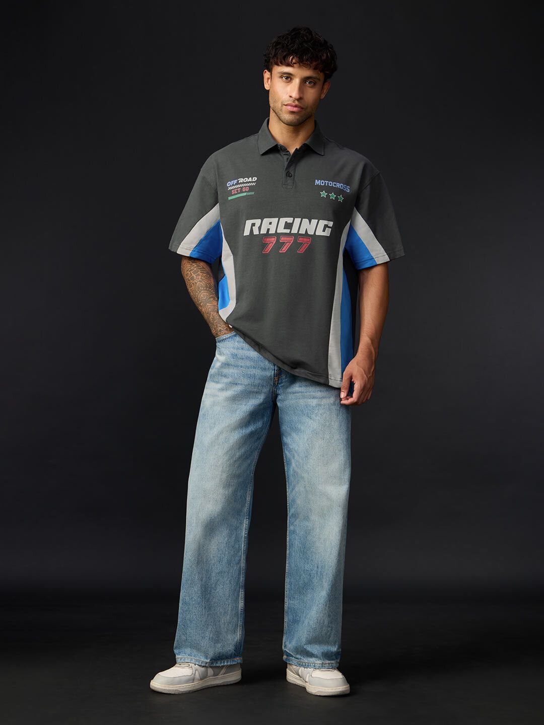 Oversized Polo: Race Oversized Polos