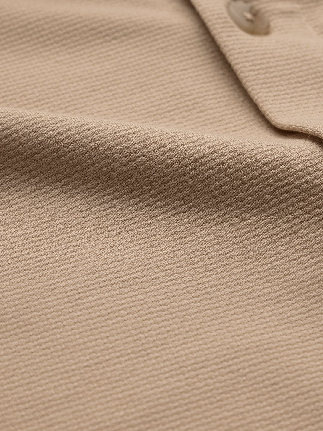 Textured Shirt: Mudbrown Men Textured Shirts