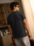 Korean T-Shirt: Charcoal T-Shirts