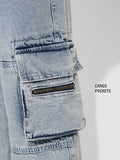 Baggy Cargo Denims: Arctic Men Cargo Jeans