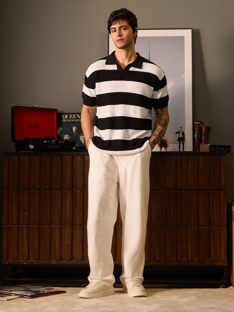 Flat Knit: Monochrome Classic Polos