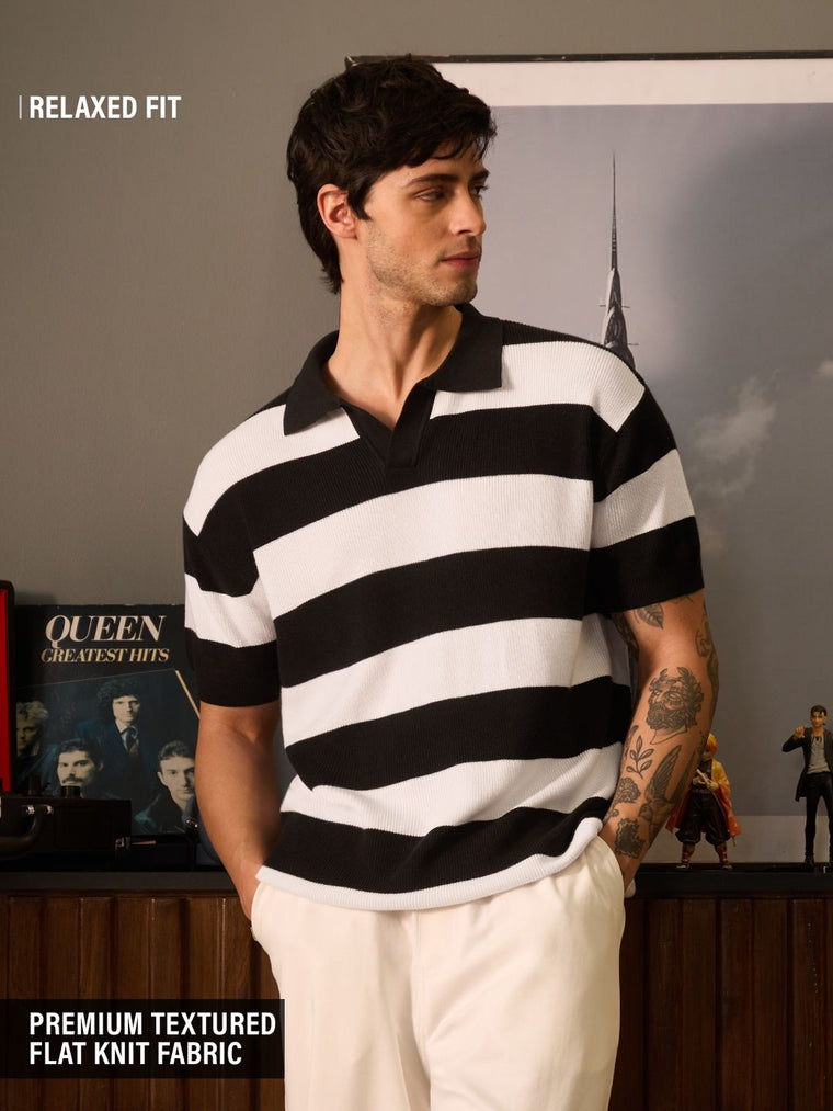 Flat Knit: Monochrome Classic Polos