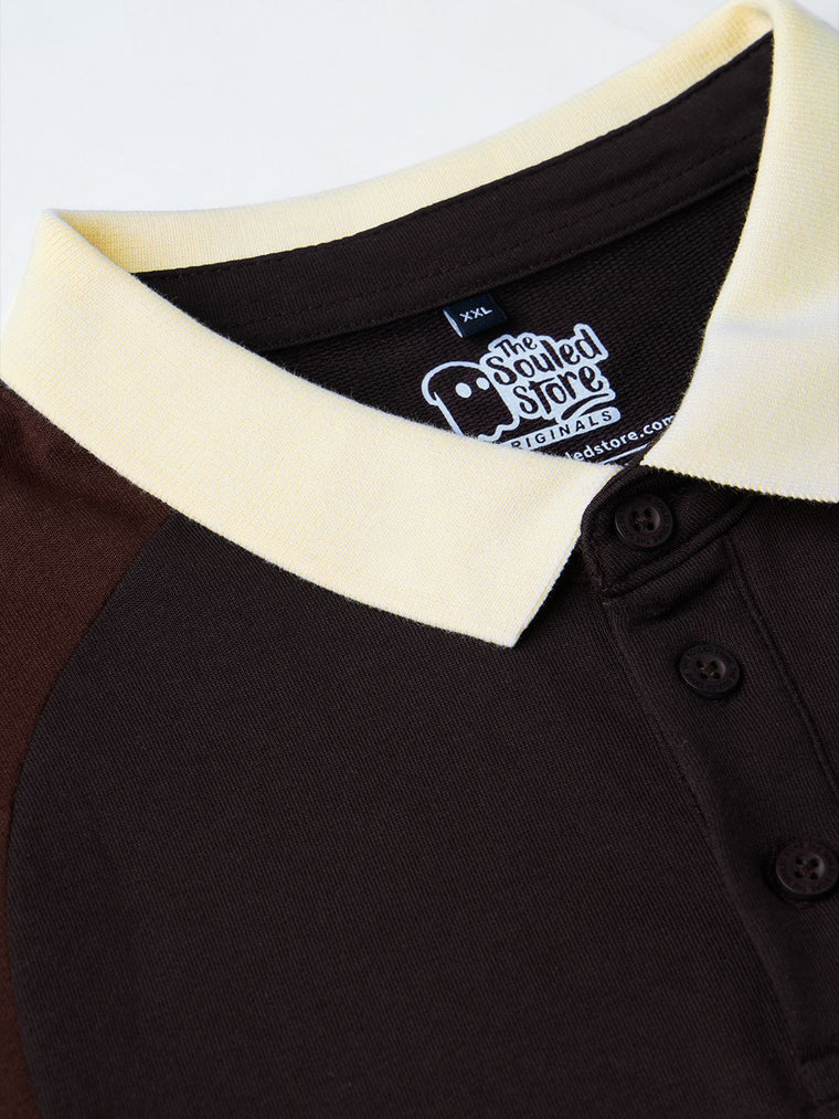 Colourblock: Cocoa Oversized Polos