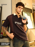 Colourblock: Cocoa Oversized Polos