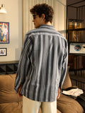Cotton Linen Stripes: Horizon Cotton Linen Shirts