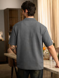 Textured Polo: Storm Oversized Polos