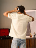 Solids: Off White Oversized T-Shirts