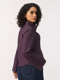 Tailored Solids: Amethyst Women Fitted Shirts