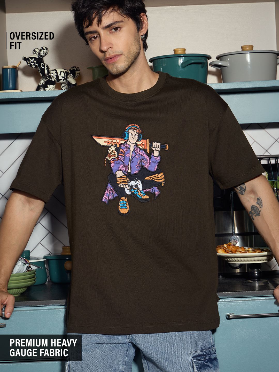 Ukiyo: E-Gamer Oversized T-Shirts