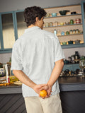 Striped Shirt: Linear Men Textured Shirts