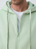 Zipper Hoodie: Mist Men Oversized Hoodies