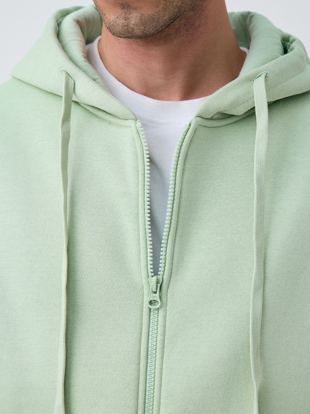 Zipper Hoodie: Mist Men Oversized Hoodies