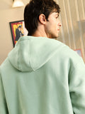 Zipper Hoodie: Mist Men Oversized Hoodies