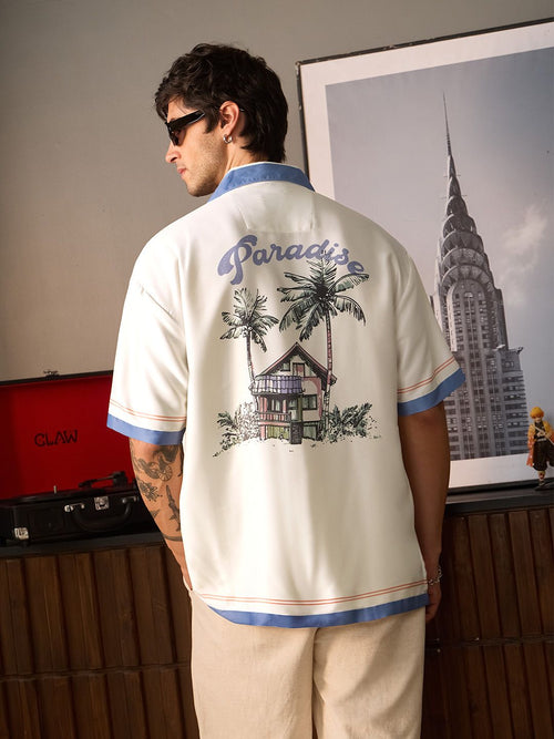 Satin Shirt: State Of Mind Oversized Shirts