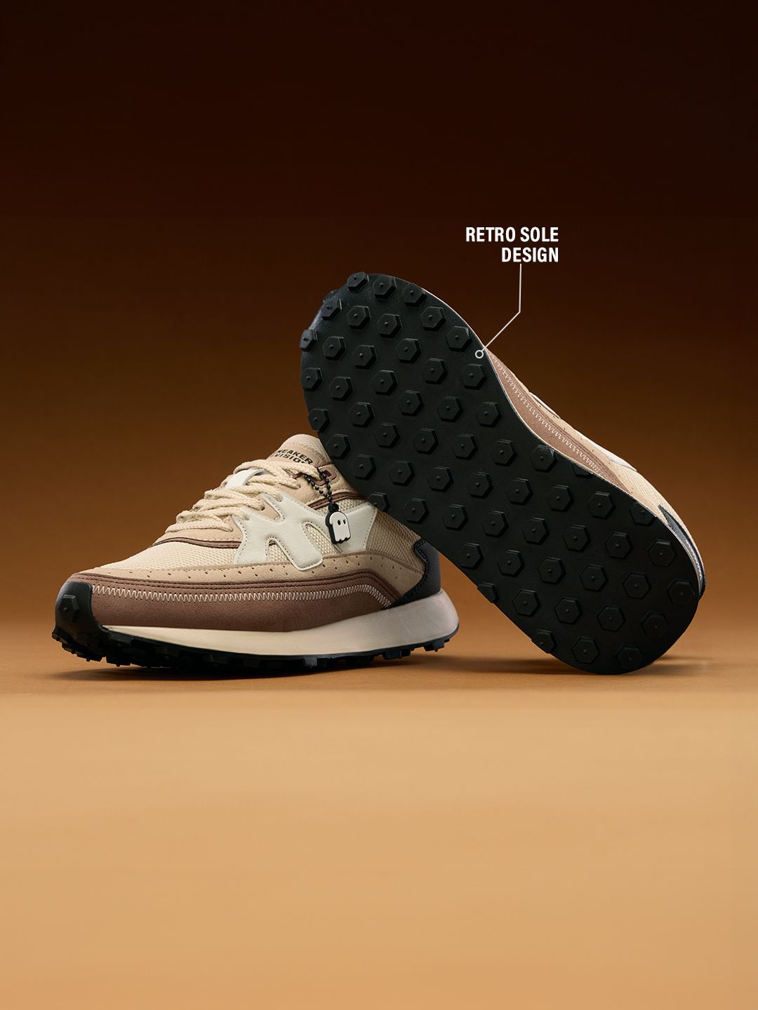Milano: Walnut Men Low Top Sneakers