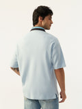 Crochet Casuals: Azure Oversized Shirts