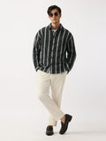 Relaxed Shirt: Saturn Men Textured Shirts