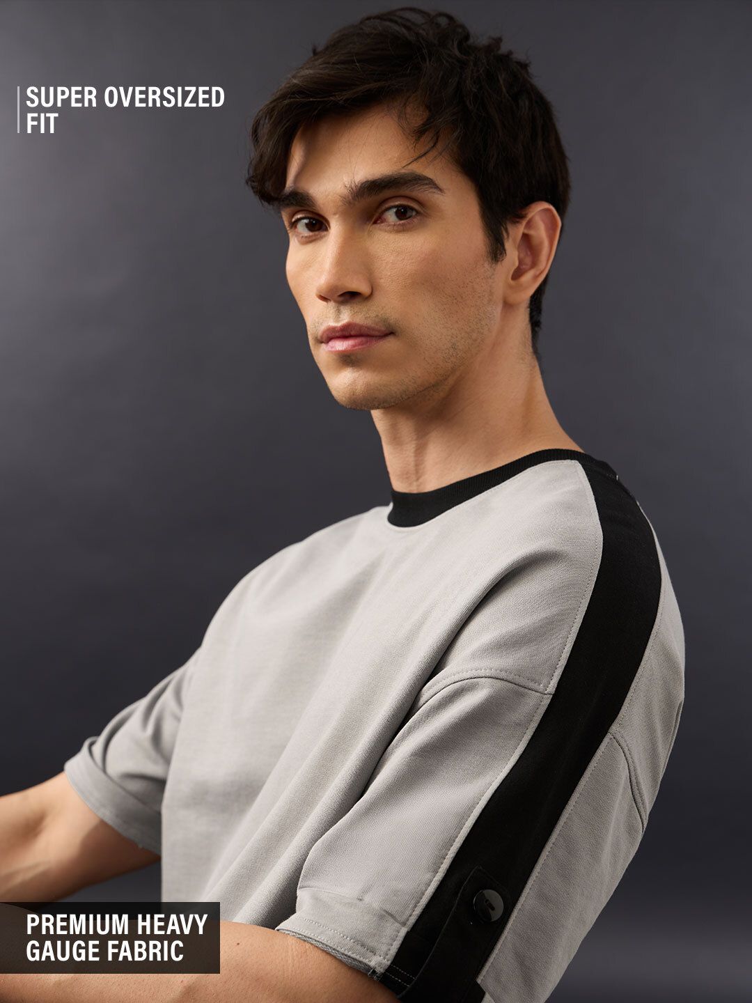 TSS Originals: Grey Mist Super Oversized T-Shirts