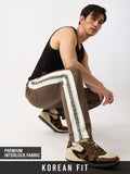 Straight-Fit Joggers: Coffee Bean Men Joggers