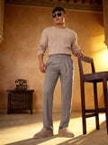 Gurkha Pants: Light Chestnut Brown Men Super Flex Pants
