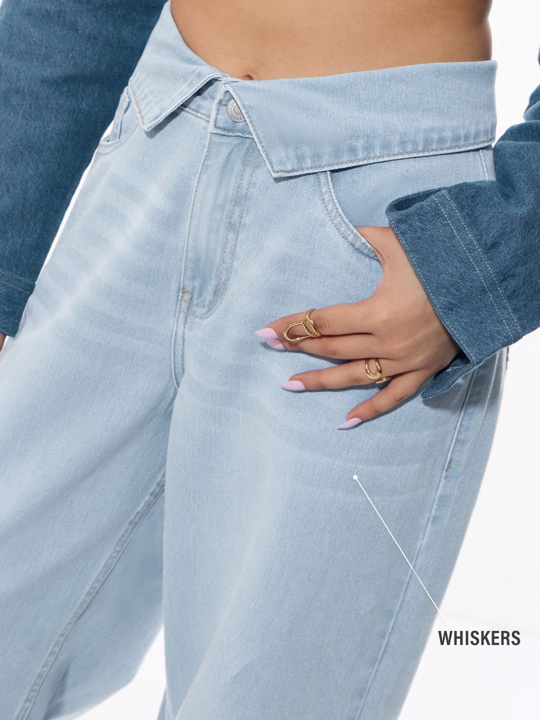 Baggy-Fit Denim: Cloudy Women Baggy Denims