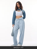 Baggy-Fit Denim: Cloudy Women Baggy Denims