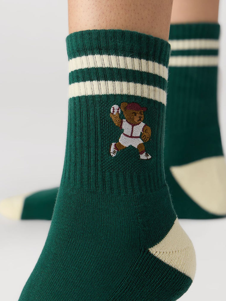 Souled Socks: Baseball Teddy Socks