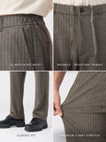 Super Pants: Brown Stripes Men Super Flex Pants