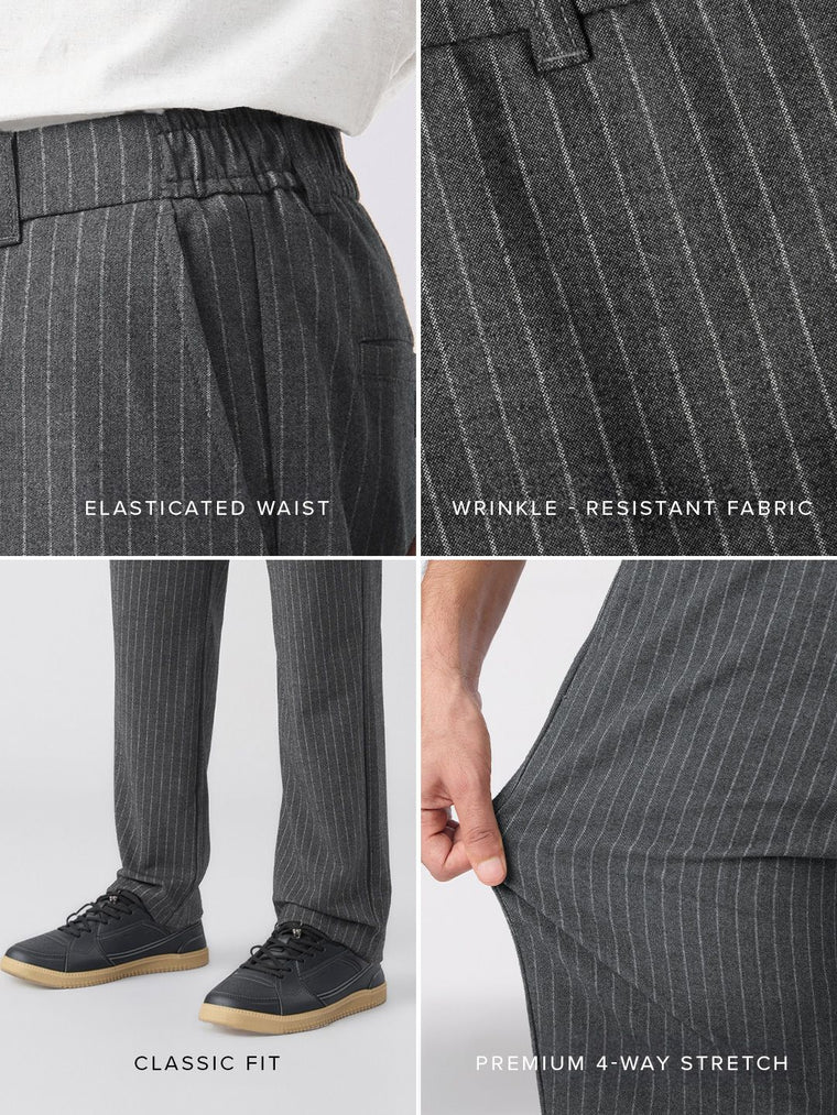 Super Pants: Eclipse Stripes Men Super Flex Pants