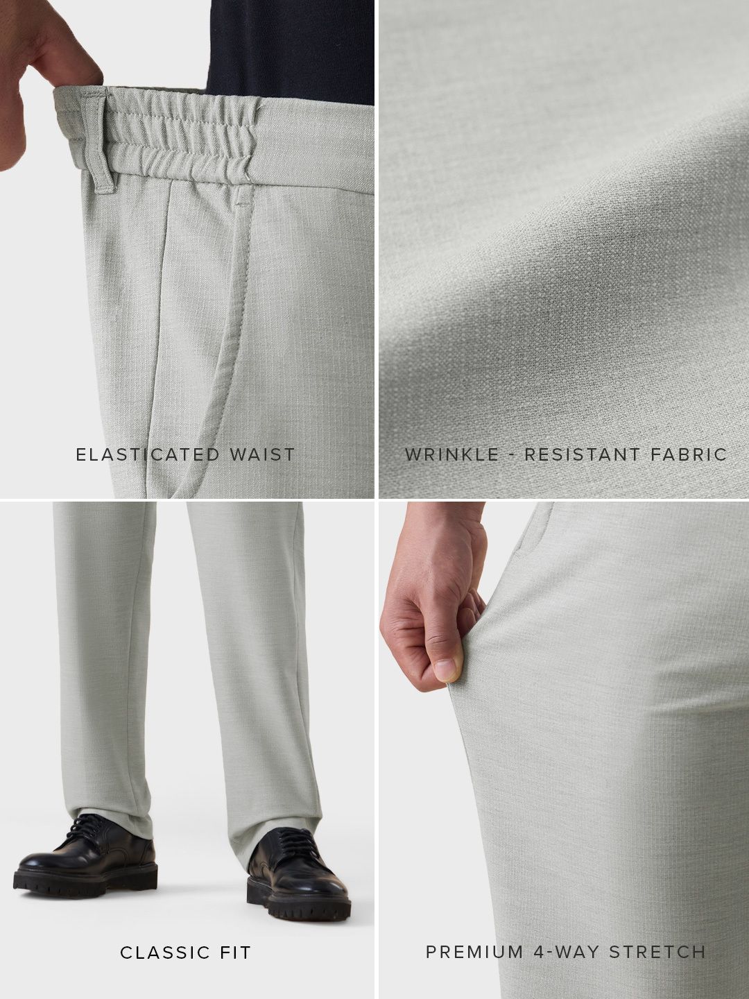 Super Pants: Sky Way (Classic Fit) Men Super Flex Pants