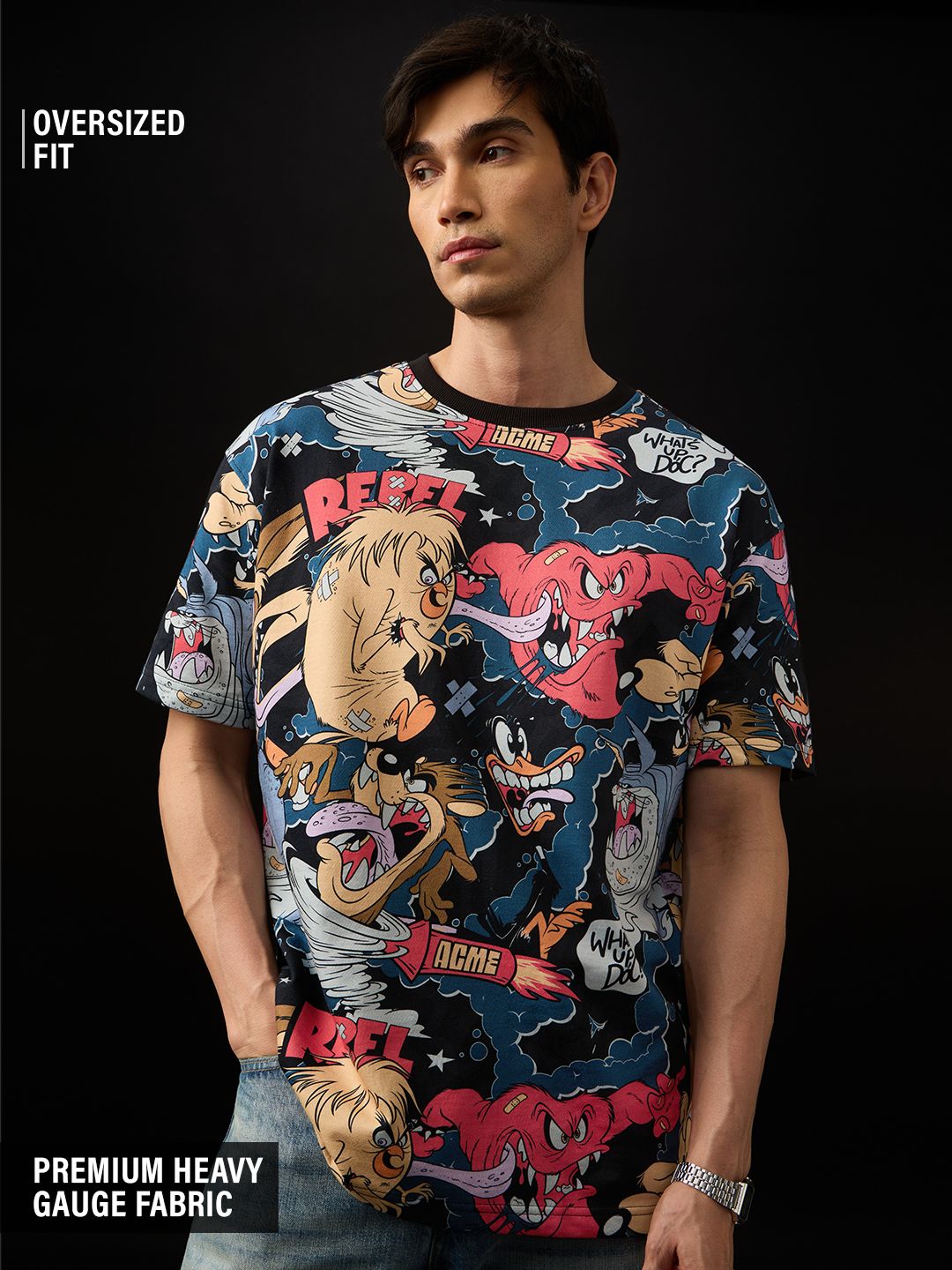 Looney Tunes: Chaotic Oversized T-Shirts