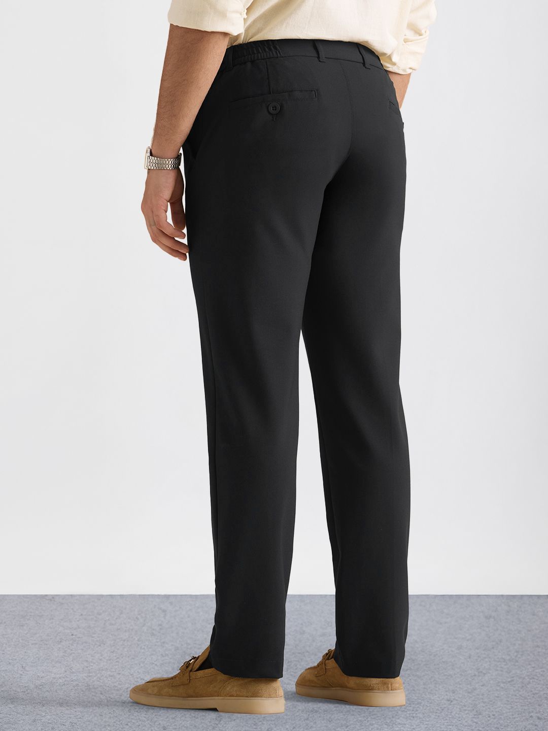 Super Pants: Charcoal Ash (Classic Fit) Men Super Flex Pants