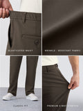 Super Pants: Mocha (Classic Fit) Men Super Flex Pants